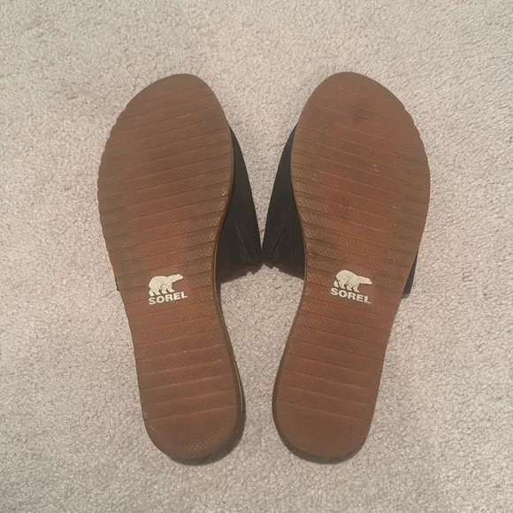 Sorel Black Sandals - Picture 3 of 4